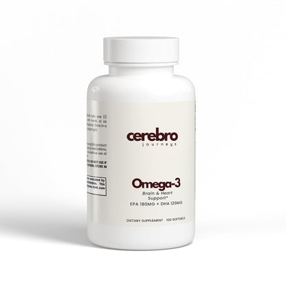 Omega-3 Fish Oil — 100 Softgels (EPA 180 mg • DHA 120 mg)