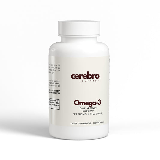 Omega-3 Fish Oil — 100 Softgels (EPA 180 mg • DHA 120 mg)